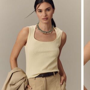 White Sleeveless Top